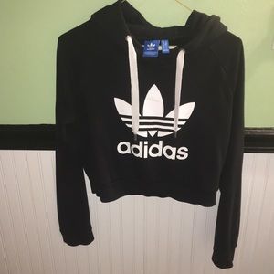 ADIDAS CROPPED HOODIE